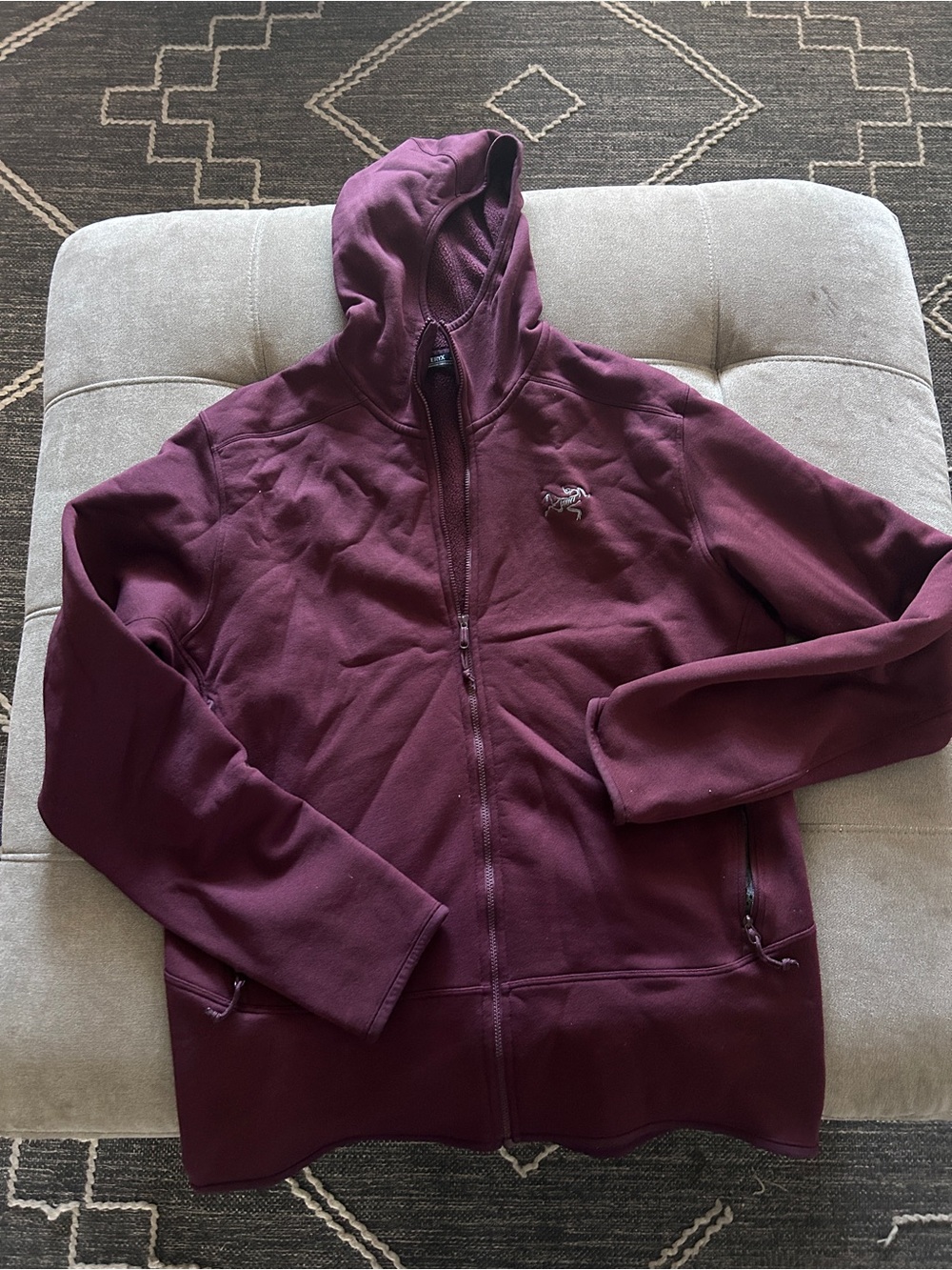 Arc'teryx Men's Full-Zip Hooded Jacket - Plum
